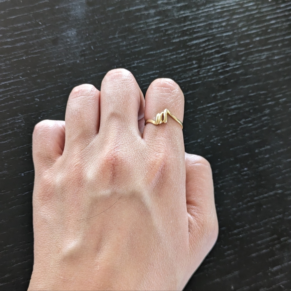 gold tone ring